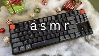 Cozy Holiday Typing ASMR 1 HOUR 4K Keyboard Sounds to Relax and Sleep No Talking 耳かき 해주세요 奥术魔刃 screenshot 3