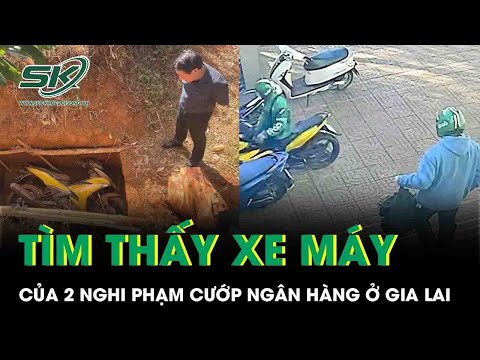 Video Diễn biến mới vụ cướp ngân hàng ở Gia Lai: Tìm thấy xe máy của 2 nghi phạm bị chôn dưới hố - youtube