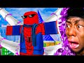 Noob To Pro as A TROLLING SPIDERMAN *Funny Moments* (Roblox Blox Fruits)