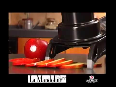 De Buyer LA MANDOLINE SWING SLICER ROUGE RED MADE IN FRANCE Chef Pro T19