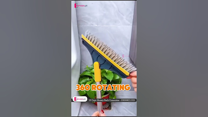 2-in-1 Floor Cleaning wiper Brush Only Rs 999