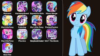 My Little Pony (iOS,Android) 6 Games Review: MLP Rainbow Runners,Harmony Quest,Equestria Girls