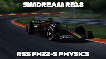 The Best of Both: SimDream RB18 with Formula Hybrid 2022 Physics