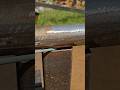 welding techniques on the position of a hollow standing material