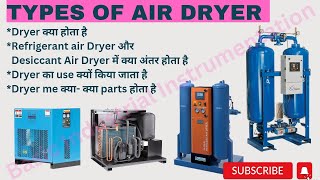 Types of air dryer & working principle #dryer #airdryer #compressor #desiccant #refrigerantairdryer