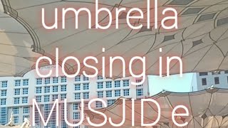 umbrella closing in view in MUSJID e NUBVI  #Abduhaqbehan 17 08 2021