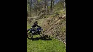 Enduro Hill Climb // BIG CRASH // DRZ400E // Yamaha DT125R
