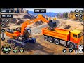 City Road Construction Simulator 3D | New JCB Road Construction Gameplay | Road Construction Games