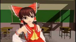 [MMD][Touhou] Reimu ft. Mishael - Karamelka NUMA-NUMA(cover O-Zone - Dragostea din tei)[RUS]