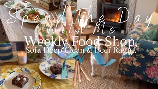 Spend The Day With Me! Weekly Food Shop, Sofa Deep Clean & Beef Ragu ❤️ Spring Clean Daily Vlog by Lovefromnatalie 590 views 2 months ago 10 minutes, 25 seconds