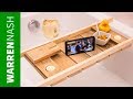 Make a Pallet Bath Caddy in a DAY - With Wine Glass Holder - Easy DIY by Warren Nash Make a Pallet Bath Caddy in a DAY - With Wine Glass Holder - Easy DIY by Warren Nash