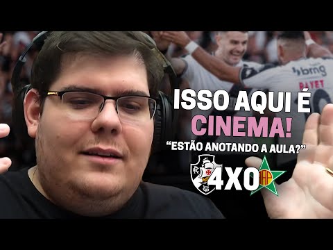 CASIMIRO REAGE: VASCO 4 X 0 PORTUGUESA - CAMPEONATO CARIOCA 2024 | Cortes do Casimito