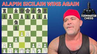 Crushing Sicilian with Alapin #chess #checkmate #chessgame #chessopenings