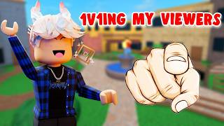 MM2 But I 1v1 My VIEWERS!