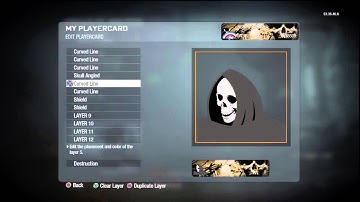 Call of Duty Black Ops Grim Reaper Emblem Voice Tutorial