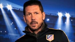 At Madrid A DIEGO PABLO  SIMEONE (Cholo).(Chaito y Palosanto) Mejor entrenador de la Liga 2014