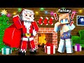 SANTA SNEAKS INTO MY HOUSE IN MINECRAFT!