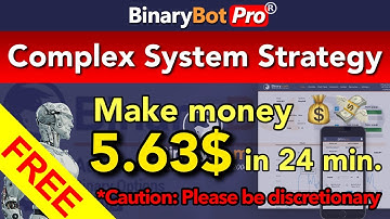Binary Bot Pro | Complex System Strategy (2021)