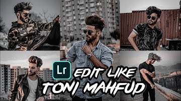 how to edit photo like @TONIMAHFUD lightroom mobile tutorial 2020