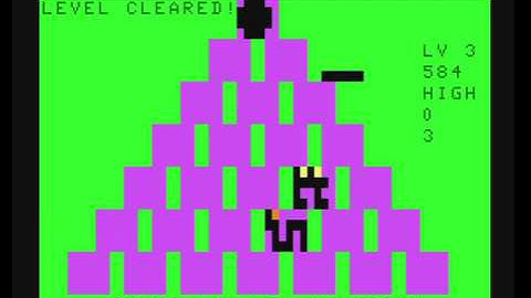 QBert (Clone of Q*Bert in Basic)