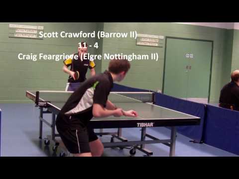 Scott Crawford vs Craig Feargrieve (British League Table Tennis 2010)