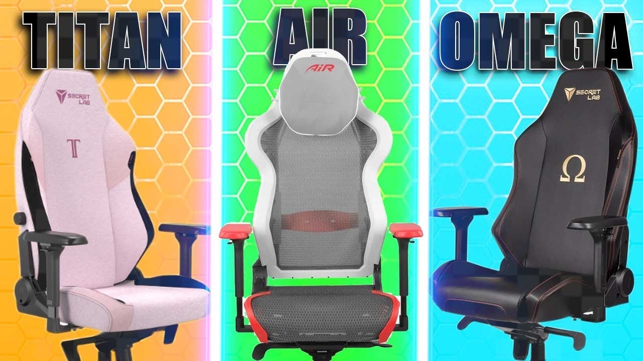 SecretLab vs DxRacer - TITAN EVO 2022, OMEGA, VS DxRacer AIR!