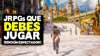 20 JRPG que TIENES QUE JUGAR ANTES DE MORIR (Edición del Espectador)