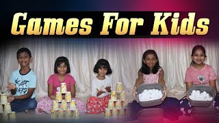 Games to keep kids away from screens || Funny Games || Dhanya, Nithya, Prasastha, Tessie & Austin