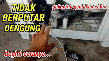 GAMPANG ❗CARA MEMPERBAIKI MESIN CUCI TIDAK BERPUTAR,GAK PERLU GANTI KAPASITOR