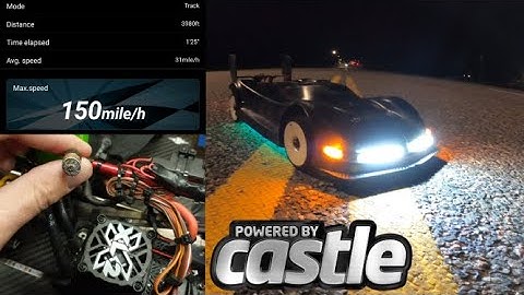 Arrma Limitless 150mph Night Speed Run! XLX2 Motor Wire Desoldered!! New Vitavon Parts