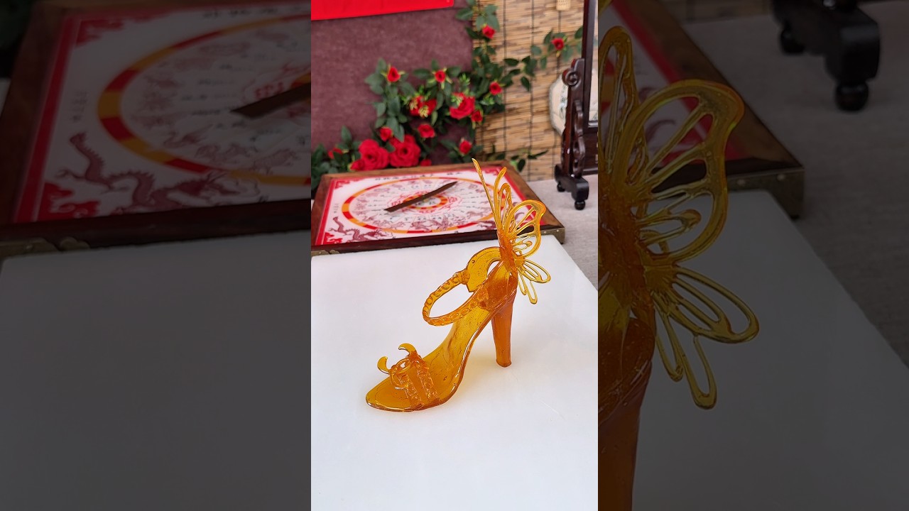 Make a pair of high heels out of sugar and give them to your girlfriend