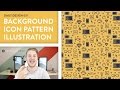 Daily Design 031 - Background Icon Pattern Illustration (Speed Art)