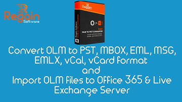 How to Convert Mac OLM file to Windows Outlook PST format?