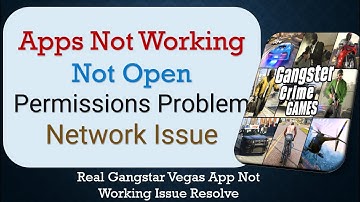 How To Fix Real Gangster Vegas App not working | Not Open | Space Issue |  Permissions Issue