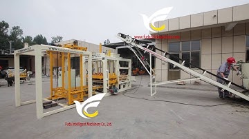 QT4-18 automatic block machine, concrete brick making production plant price in India, Pure, Vietnam