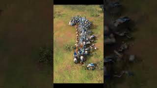 Age Of Empires IV | Knights vs Handcannoneer | #shorts screenshot 3