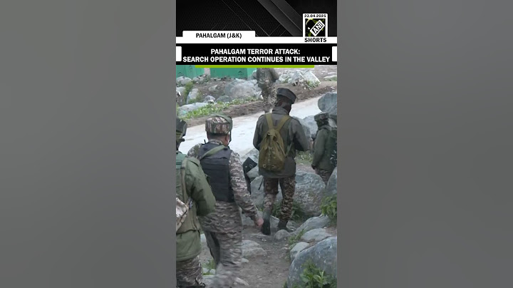 Pahalgam Terror Attack: security tightened across Kashmir valley; Massive search ops on