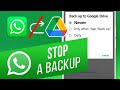 How to Stop WhatsApp Backup on Android