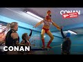 Conan Trains As A Luchador