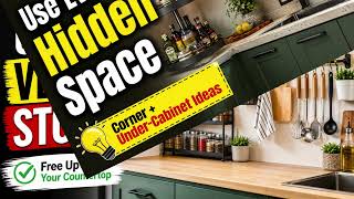 Small Kitchen Countertop Organization Ideas Declutter & Maximize Space