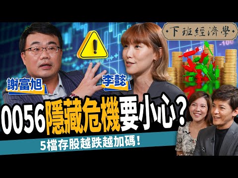 【股票】0056隱藏危機要小心？3大地雷型ETF不要踩，5檔存股越跌越加碼！ft.謝富旭、李懿｜下班經濟學312