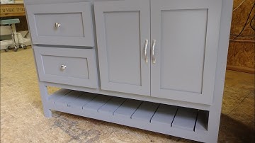 Rustic vanity build part 2