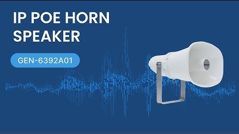 [Product] SPON IP Network Horn Speaker GEN-6392A01