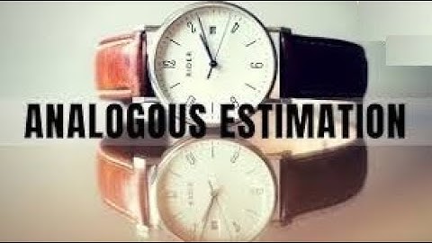 Analogous Estimation