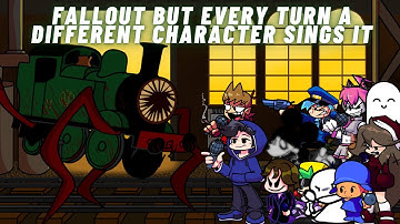 FNF Fallout But Every Turn A Different Character Sings It 🎶🎶