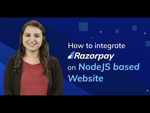 Razorpay Payment Gateway Integration in Node JS powered website