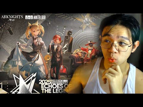 PGR Player REACT To Arknights Ambience Synesthesia 2025 Arknights Live Reaction
