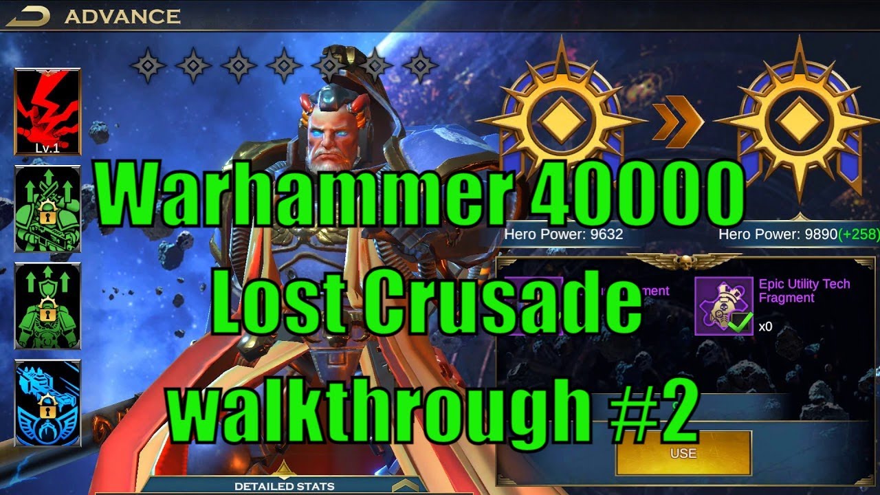 Warhammer 40000 Lost Crusade walkthrough 2 YouTube