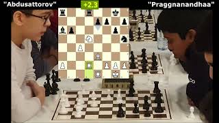 Abdusattorov - Praggnanandhaa. (Four Year Before) The Theatre of Chess (Live PGN)