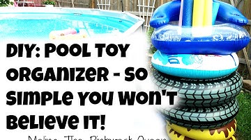 DIY: Pool Toy Organizer - So Simple You Won